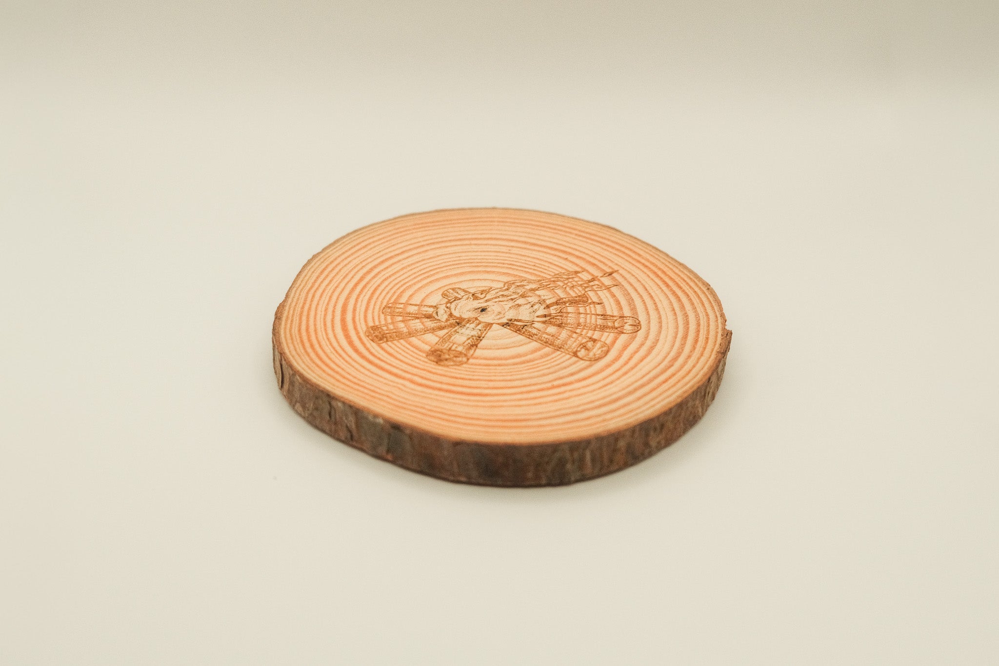 Chip - Pine Wood Coaster